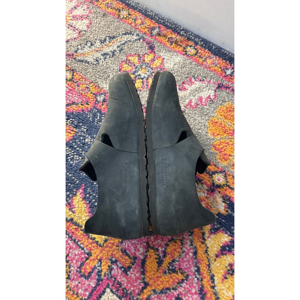 Birkenstock Boston Black Oiled Leather Clogs Shoes Women's EU 38 US 7 7.5 - Picture 7 of 8